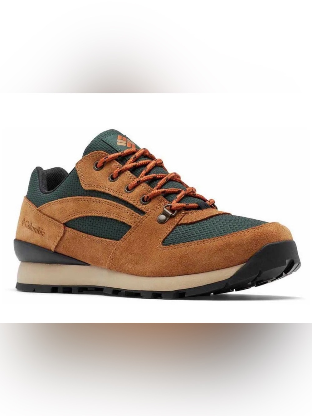 Columbia Men's Dark Green and Tan Outdoor Trail Shoes - Picture 2 of 4